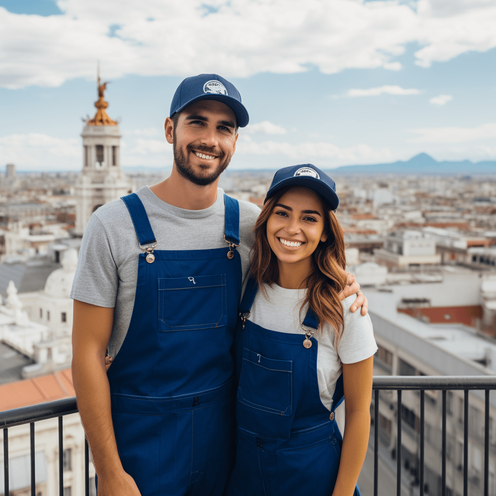 Pareja cerrajeros