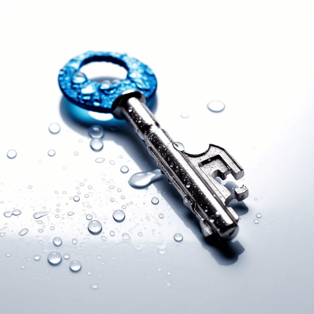 Llave con gotas